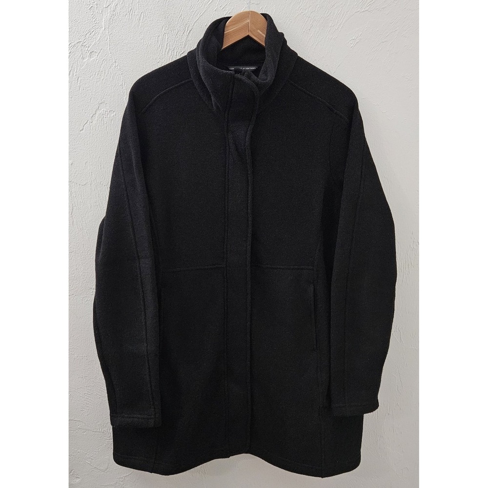 Kuhl Jacket Women's Size Extra Large Highland Black Zip Long‎ Coat Style 4393